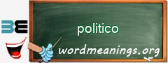 WordMeaning blackboard for politico